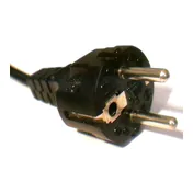 A Type E plug, photographed