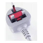 A Type G plug, photographed