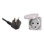 A Type K plug, photographed